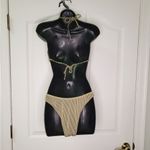 NWOT 3 Piece Bikini Swimsuit Size L Photo 2