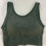 Profit High Neck Sports Bra Green Size M Photo 0