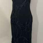 Night Scene Y2K Black Beaded Formal Dress L Black Size L Photo 0