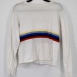 Brandy Melville John Galt Striped Long Sleeve Crew Neck Tee Cotton Size Small Photo 0
