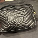 Gucci GG Marmont Matelasse Small Leather Crossbody Bag Black Photo 5