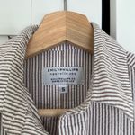 Emily Phillips Nashville USA stripe button down tunic dress White Size L Photo 6