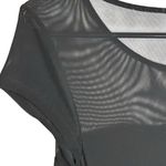 Urban Outfitters Outfitters Silence + Noise Black Mesh Peplum Top Steampunk Whimsy Goth S Photo 5