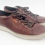 Ecco Shoes Size 42 (US 11-11.5) Soft 7 Leather Laceup Sneaker Comfort Travel Photo 0