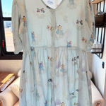 Disney Cinderella character print Button-Down Dress size large Photo 0