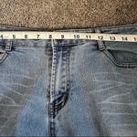 Romance Jeans Light Wash Y2K Butterfly Flare Jeans Size 34 Photo 7