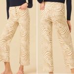 J. McLaughlin J. McLaughlin Leora Wide Leg Jeans in Tan/Cream Seabray Size 8 MRSP $188 Photo 1