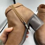 Circus by Sam Edelman Circus Sam Edelman Brown Fringe Ankle Boots Booties 9.5 Jolie Faux Leather Photo 6