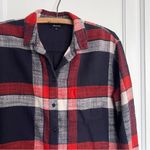 Madewell  • Oversized Ex-Boyfriend Shirt in Charlie Check Cinnamon plaid flannel Photo 3