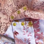 Zimmermann Botanica Teddy Bodysuit Lace Floral Pink Milettia Size 10 NWT Photo 4