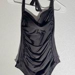 Black Ruched Halter One Photo 0