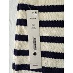 AQUA  Women's Striped Sleeveless Knit Sweater Tank‎ Top Round Neck Beige Black Photo 6