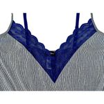 Cosabella Anthropologie Sweet Dreams Blue Lace Dot Sleep Mini Romper Playsuit SP Photo 4