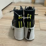 Sorel Women's Brex Heel Cozy Lace Booties Boots Sizes 9.5 Black Sea Salt NEW Photo 7