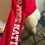 PINK - Victoria's Secret Pink by Victoria Secret Women’s Long Sleeve Crop Graphic Shirt Size Small Photo 1