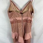 Bardot Fae Lace Mini Dress Pink Size 6 Small Photo 6