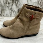 Ciao Women’s Sz 9 Suede Pull On Booties Shoes Boho Cozy Fall Winter Stanna Boots Tan Photo 13