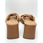 Open Edit  Sandals Womens Size 9.5 Brown‎ Edcora Slip On Block Heel Shoes Photo 4