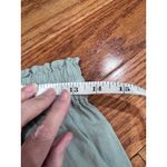 J. Crew Wide Leg Linen Cotton Blend Drawstring Pants Sage Green Size XS BG359 Photo 7