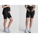 Beyond Yoga Maternity Spacedye Cruiser Maternity Biker Short, Gray, Size S, EUC Gray Photo 1