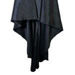Windsor  Black High Low Tafetta V-Neck Formal Evening Gown Womens S Sophisticated Photo 3