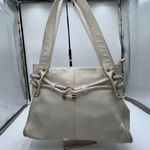 Vera Pelle  Vintage White Leather Shoulder **See  description and pics Photo 0