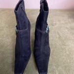 Bamboo #174  Black Suede Charm Boots Photo 2
