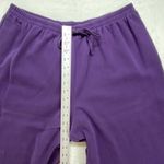 Susan Bristol Casuals 2 piece button up sweatshirt & pants Womens XL purple Photo 10