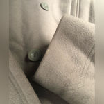 Vintage John Weitz Women Trench Over Coat 100% Wool double breasted sz 10P Photo 5