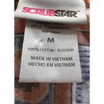 Scrubstar Halloween V Neck Top Womens Medium Short Sleeve Pockets Spooky Season Photo 2