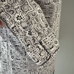 Panhandle Roughstock Shirt Womens Medium Black White Western Pearl Snap Rodeo Photo 4