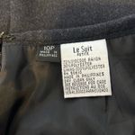 Le Suit Petite Pencil Skirt Dark Gray Career Work Office Size 10P Photo 3