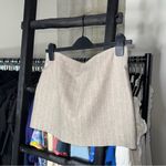 Mango Selection Pinstripe Italian Fabric Wool Micro Mini Skirt Photo 8