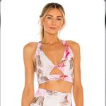 Beach Riot  Twist Sports Bra -Golden Hibiscus Photo 4