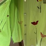 Mirror Image Light Green Cotton Top 1X Photo 8