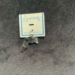 NOS New Vintage Sterling Silver Blue Florida Necklace Charm Silver Photo 1