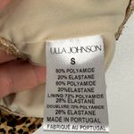 Ulla Johnson  Animal Print Reina One Shoulder and Dani Hipster Swimsuit Size S Photo 6