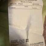 Dolce & Gabbana Vintage Y2K  Light Lime Green Tank Top  Made In Italy 46 US 10 Photo 6