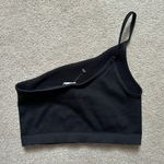 NIKIBIKI Black One Shoulder Top Photo 3