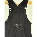 Woolrich Vintage Black Corduroy Embroidered Cabin Overall Dress Size Small Photo 4