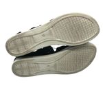 Eileen Fisher  Zanya Mesh Sandals Wedge Ankle Strap Open Toe Black 9.5 Photo 5