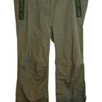 KORS Michael Kors Y2K Olive Green Utility Flare Cargo Pants Size 12 Photo 0