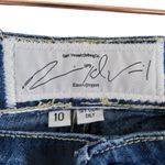 Y2k Vtg. Saint Vincent Clothing Cherub Pocket High Rise Straight Leg Jeans 10 Blue Photo 2