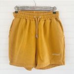 Boohoo Official Mustard Yellow Soft Lounge Shorts Women’s Size 4 Photo 0