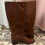 Bandolino  chestnut Brown Leather Knee-High Boots Sz 5.5 Photo 4
