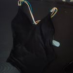 One Piece Hilinker Women's Swimsuit Spaghetti Strap Textured Cutout Bathing Suit Photo 6