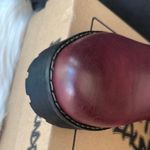 Dirty Laundry  Red and Black Ankle Boots with Sturdy Sole Photo 5