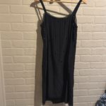 Eileen Fisher  silk dress lined NEW 10 beaded crepe Black Sequin Photo 6