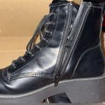 Madden Girl  black combat boots Photo 1