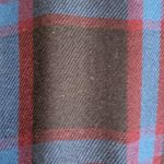 CAbi  moody plaid peplum button down size large Photo 6